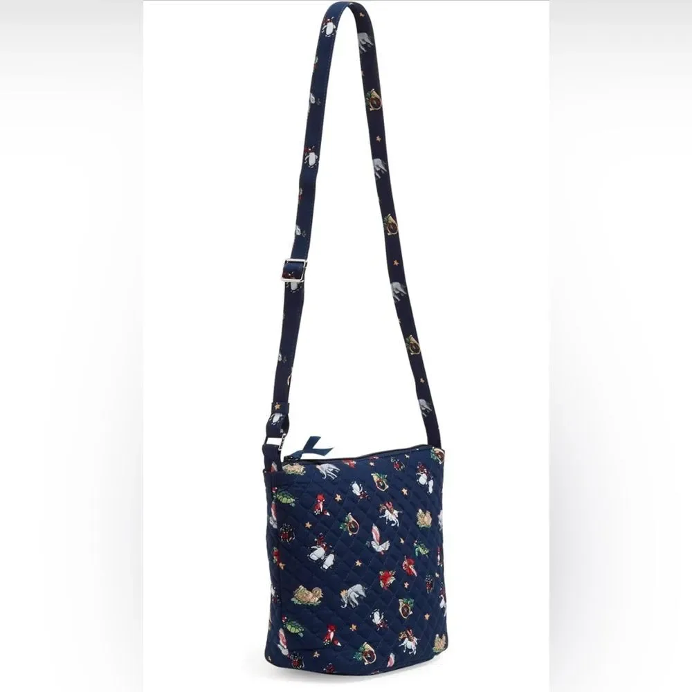 Vera Bradley Snow Globe Motifs Bucket Crossbody - Picture 3 of 4